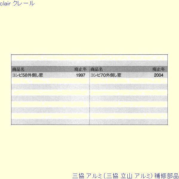 三協 アルミ 旧立山 アルミ 装飾窓 引手・引戸クローザ：引手[PKE5167] |  | 01