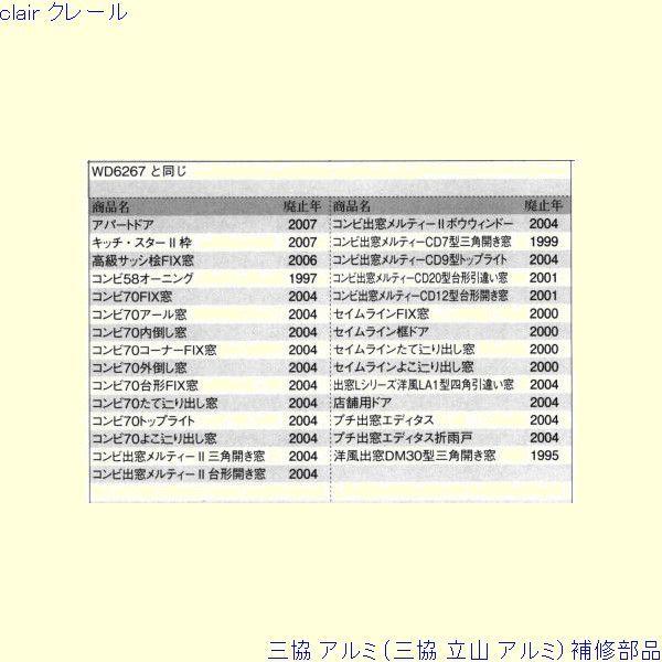 三協 アルミ 旧立山 アルミ その他 排水部品：排水部品(下枠)[PKE5257] |  | 01