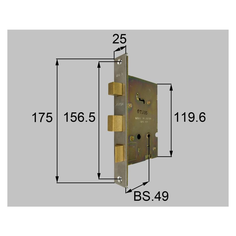 ニュメリカルロック用箱錠　/　1 セット　部品色:シルバー　QDA3　交換用 部品 LIXIL リクシル TOSTEM トステム | 