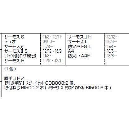 本締り箱錠(内外錠)/ 1セット 部品色： 素材色 QDJ902C 交換用 部品 LIXIL リクシル TOSTEM トステム |  | 01