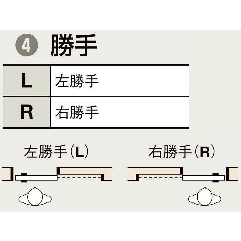 ラフィス 上吊方式 片引戸標準 / ノンケーシング枠 鍵付き仕様 デザイン：RGX H：2，023mm LIXIL リクシル TOSTEM トステム_2