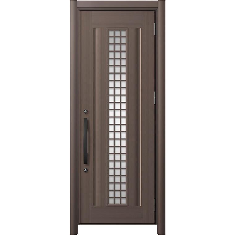 リシェント 玄関ドア3 アルミ仕様 / 非防火 C20N型 アルミ色 片開き 特注サイズ W：738〜977mm × H：1，738〜2，438mm カバー工法 LIXIL TOSTEM