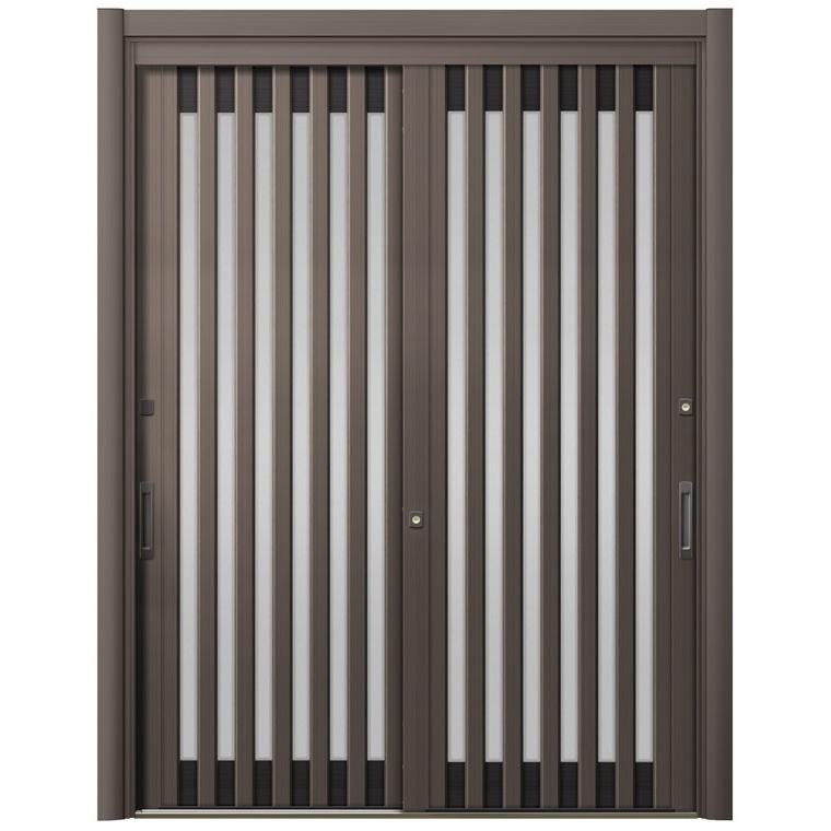 リシェント玄関引戸2 2枚建てランマなし Sg仕様 S55型 アルミ色 簡易タッチキータイプ 特注サイズ W 1 195 2 604mm H 2 005 2 300mm Lixil Tostem Rehiki2 2 Sg S55 Touch Aru Clair 通販 Yahoo ショッピング