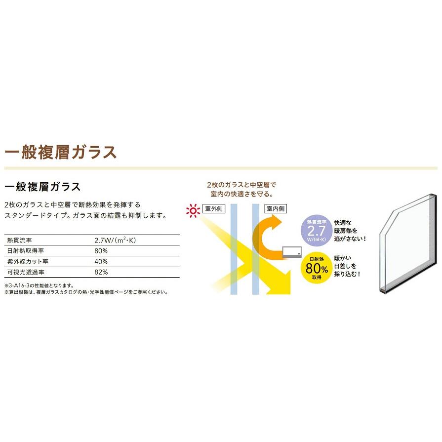 リプラス 居室仕様 / 縦すべり出し窓(オペレーター) 一般複層ガラス仕様 W：501〜800mm × H：501〜800mm LIXIL リクシル TOSTEM トステム_3
