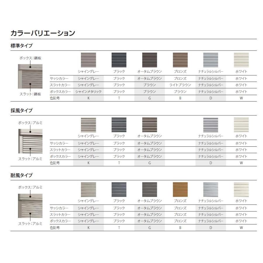 リフォームシャッター 手動 標準納まり / 標準タイプ 特注サイズ WS