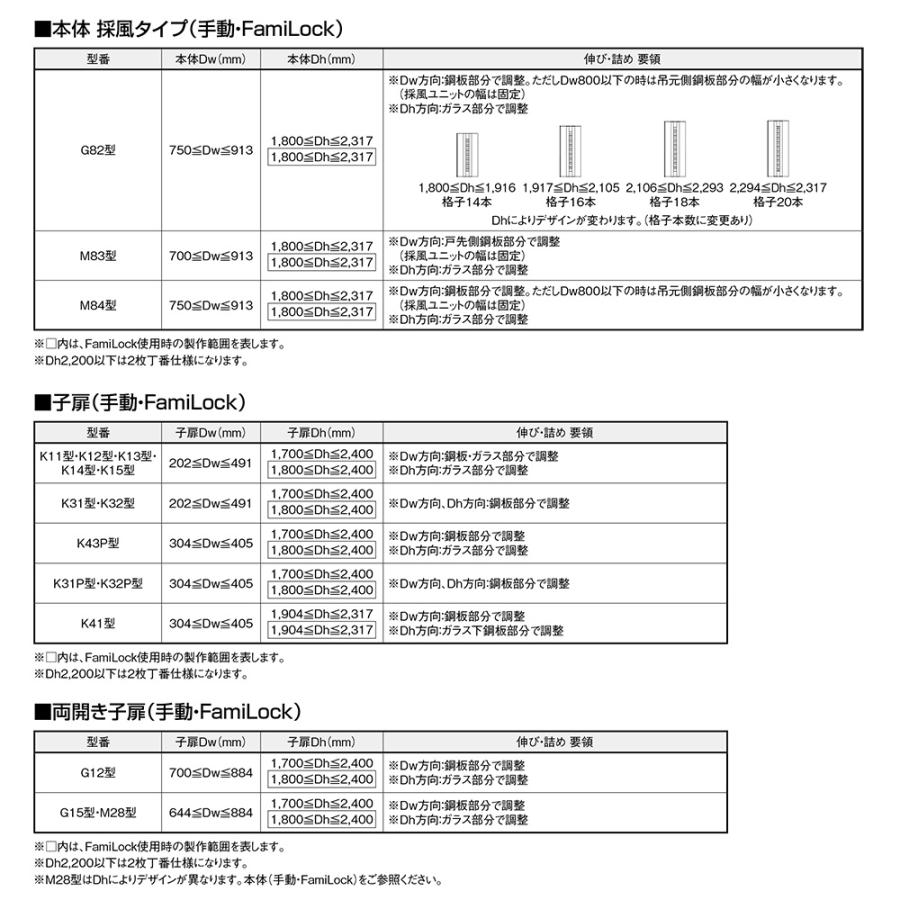 リトビラ 玄関ドア K4 P77型 片開き 特注 FamiLock電池式 本体Dw：688-913mm × Dh：1，700-2，004mm 本体交換工法 断熱 LIXIL リクシル TOSTEM トステム DIY_13