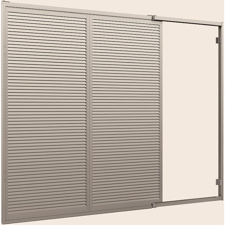 確認ページ サーモスL 雨戸付引き違い 2枚建て(雨戸2枚) / 鏡板なし Low-E