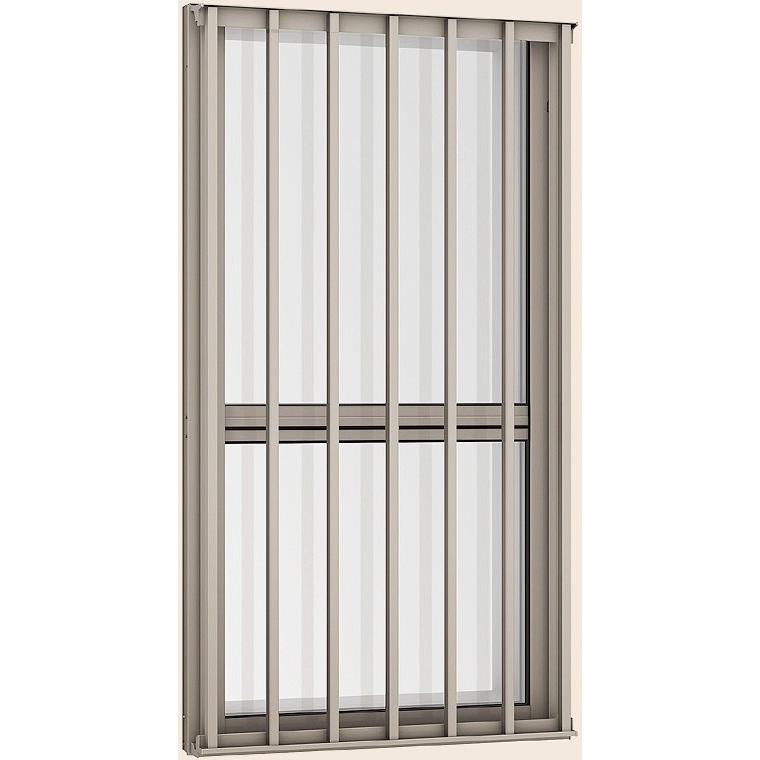 サーモスA 面格子付上げ下げ窓FS Low-E複層ガラス仕様 07411 W：780mm × H：1,170mm LIXIL リクシル TOSTEM トステム