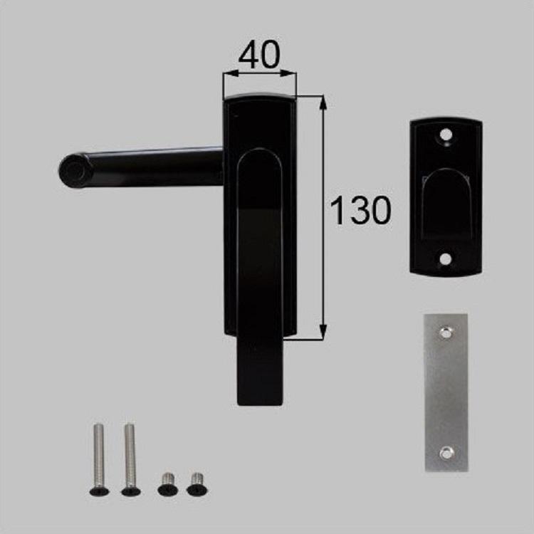 ZC型錠(鍵なし) 片開き用 / 1個入り 部品色：ブラック SMAE10 交換用 部品 TOEX LIXIL リクシル TOSTEM トステム | 