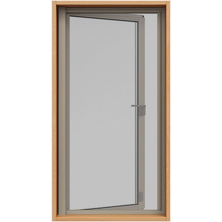 横引きロール網戸 サーモスL 縦すべり出し窓 / カムラッチハンドル仕様