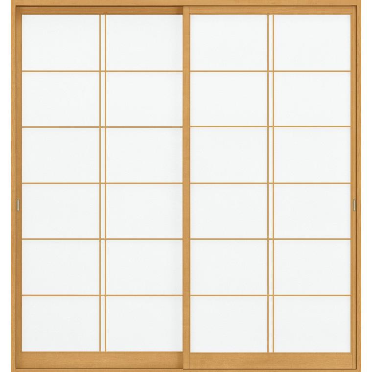 和障子 紙貼障子 引違い戸 2枚建て SKHH-CA1 大荒吹寄 2×4工法 テラスタイプ 16020 W：1,640mm × H：1,993mm 新和風 LIXIL リクシル TOSTEM トステム