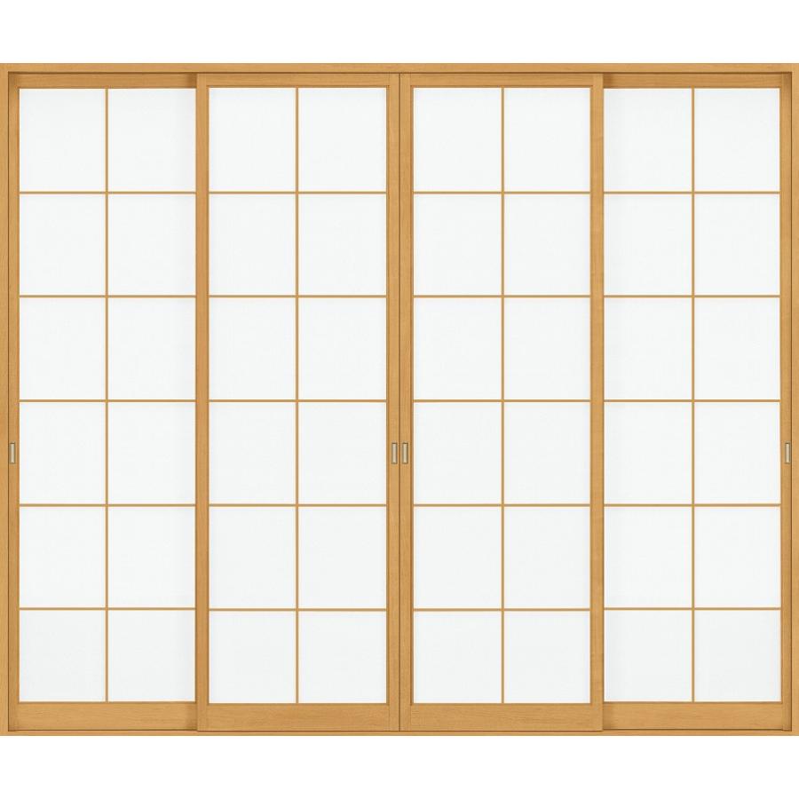 特注 和障子 紙貼障子 引違い戸 4枚建て SKHH-CA3 荒間 テラスタイプ W：2，120-4，030mm × H：1，518-2，293mm 新和風