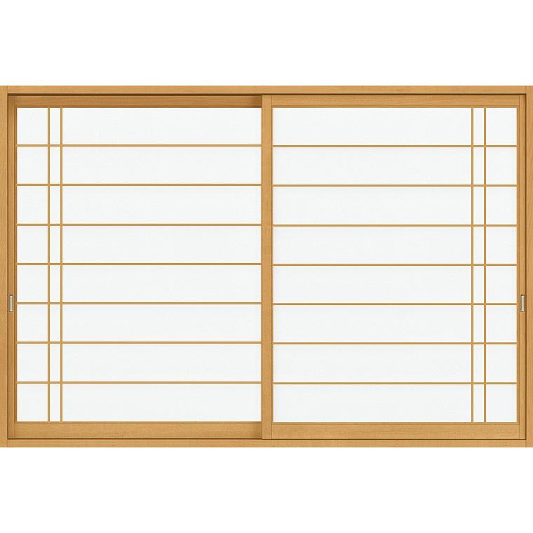 和障子 紙貼障子 サーモス用 引違い戸 2枚建て SKHHS-CA2 片吹寄 在来工法 窓タイプ 16511 W：1,660mm × H：1,148mm 新和風 LIXIL リクシル TOSTEM