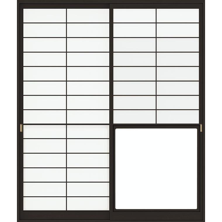 和障子 猫間障子 引違い戸 2枚建て SNHH-CA4 在来工法 16520 W：1,690mm × H：2,038mm 新和風 LIXIL リクシル TOSTEM トステム｜clair｜02