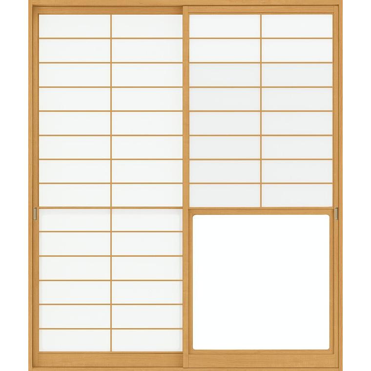 LIXIL 特注 和障子 猫間障子 引違い戸 2枚建て SNHH-CA4 W LIXIL 特注 和障子 猫間障子 引違い戸 2枚建て SNHH-CA4 W