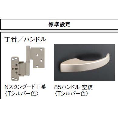 DAIKEN イエリア 片開きドア M5デザイン 固定枠 2000高 沓摺なし 3方枠