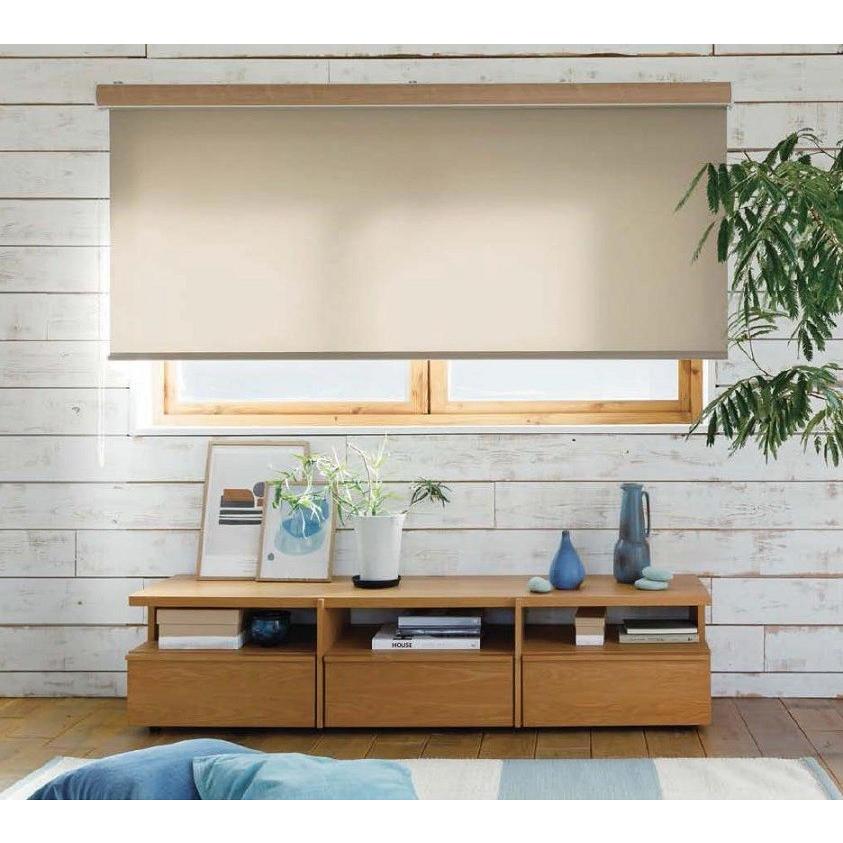 ロールスクリーン ベーシック生地 小窓用 チェーン式 特注サイズ W：10〜29cm × H：161〜200cm LIXIL リクシル TOSTEM トステム