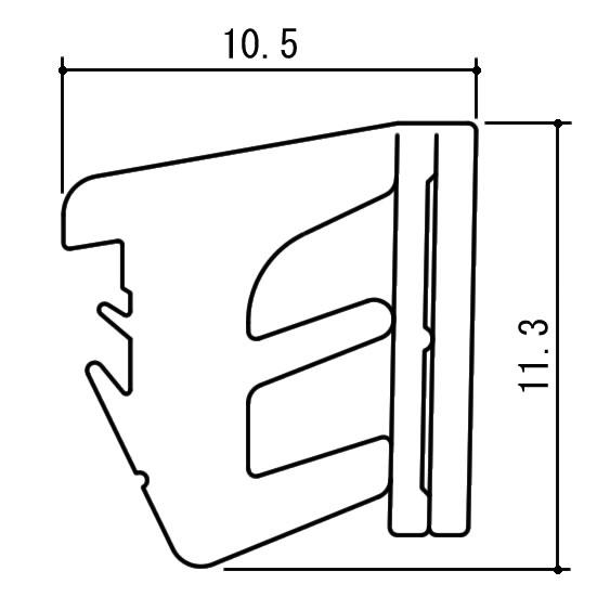 LIXIL（リクシル） グレイジングビード ガラス厚：3〜4mm用 50m / 1巻