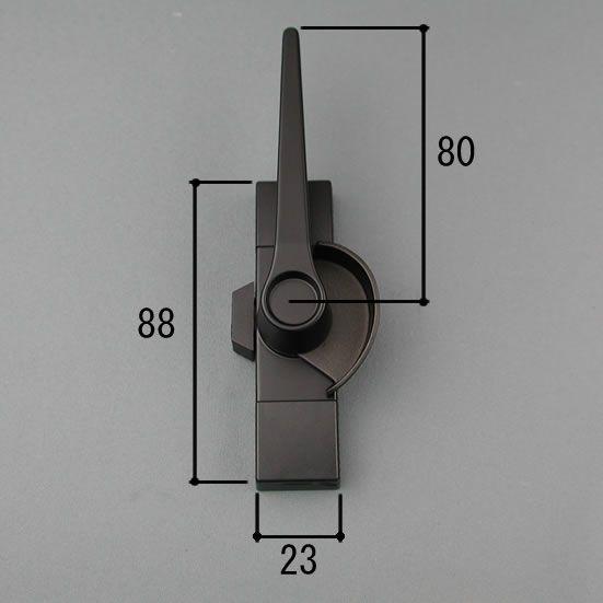 三協 アルミ 旧立山 アルミ 窓・サッシ 部品:引違い窓:クレセント（左勝手）:クレセント(WB7403L0-KC)