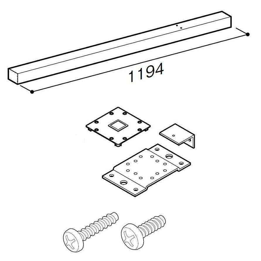 柱セット 56柱直付けタイプ / H：1,100タイプ WKF□122 LIXIL リクシル TOSTEM トステム | 