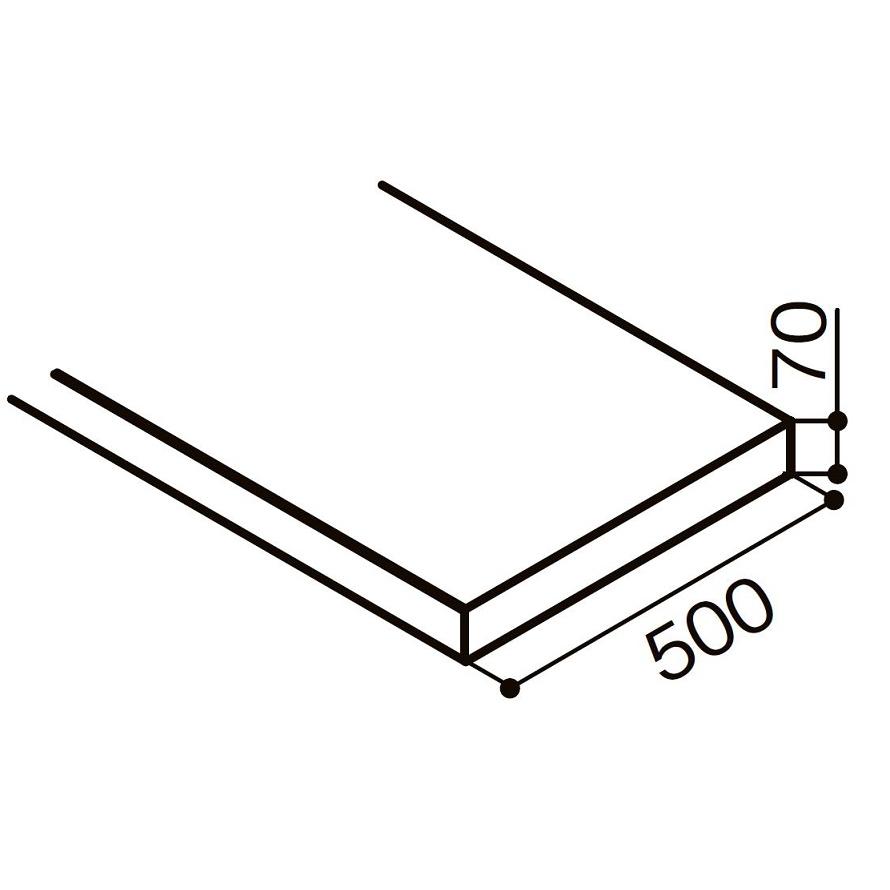 LIXIL（リクシル） カウンター本体セット クリエカラー / 奥行：500mm