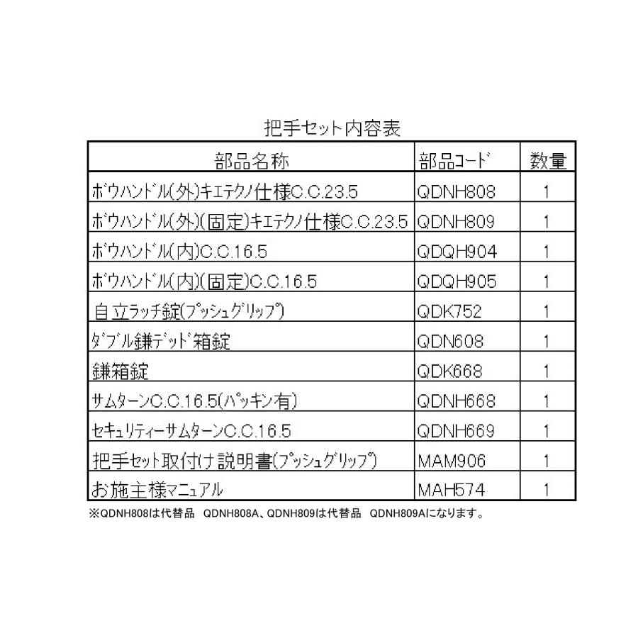 バーハンドル 1セット/ A型 両開き手動 室外・室内:キエテクノコート・アルミ ※室外同色  色:ブラストシルバー  Z-2A1-DHPB 交換用 部品 LIXIL トステムの画像