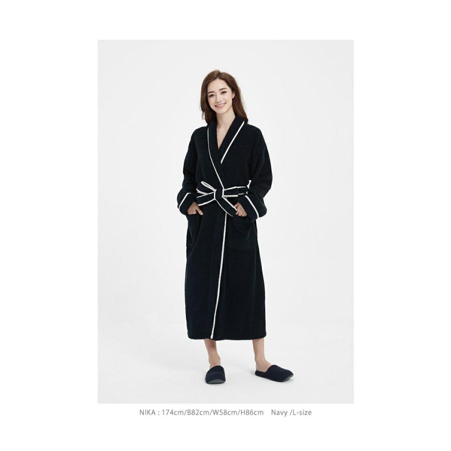 本格ホテル仕様 バスローブ 綿100 吸水 タオル地 綿 厚手 ママ