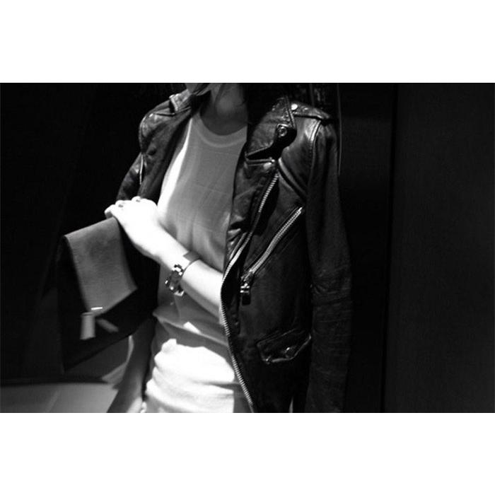 ライダース レディース ジャケット 春 レザー ダブル ブルゾン アウター ショート丈 甘辛mix オシャレ 春 30代 40代 ファッション C1604 0654 C1604 0654 ルシェルクレール Le Ciel Clair 通販 Yahoo ショッピング