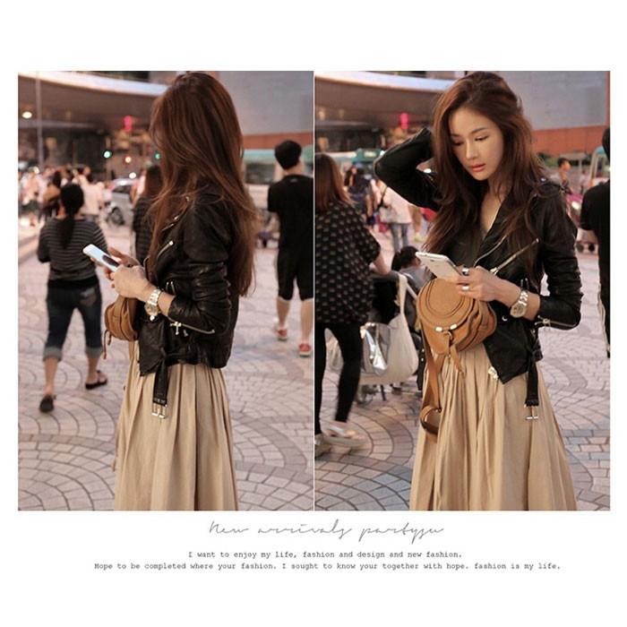 ライダース レディース ジャケット 春 レザー ダブル ブルゾン アウター ショート丈 甘辛mix オシャレ 春 30代 40代 ファッション C1604 0654 C1604 0654 ルシェルクレール Le Ciel Clair 通販 Yahoo ショッピング