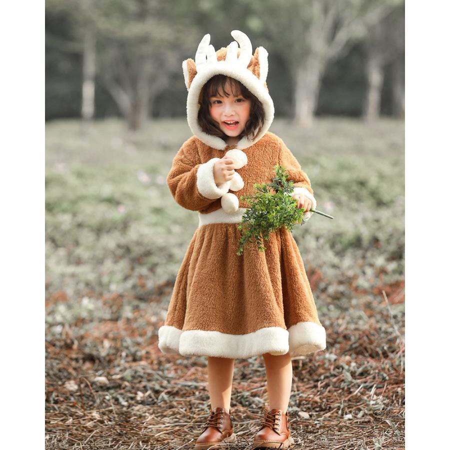 トナカイ ワンピース 子供用 衣装 モコモコ キッズ コスプレ Cy Fs0229 クレアオンライン 通販 Yahoo ショッピング
