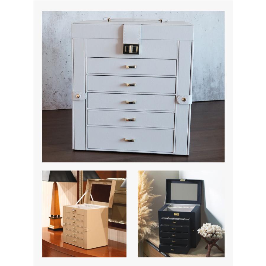 収納 6段 ジュエリーボックス 大容量 アクセサリーケース8sf