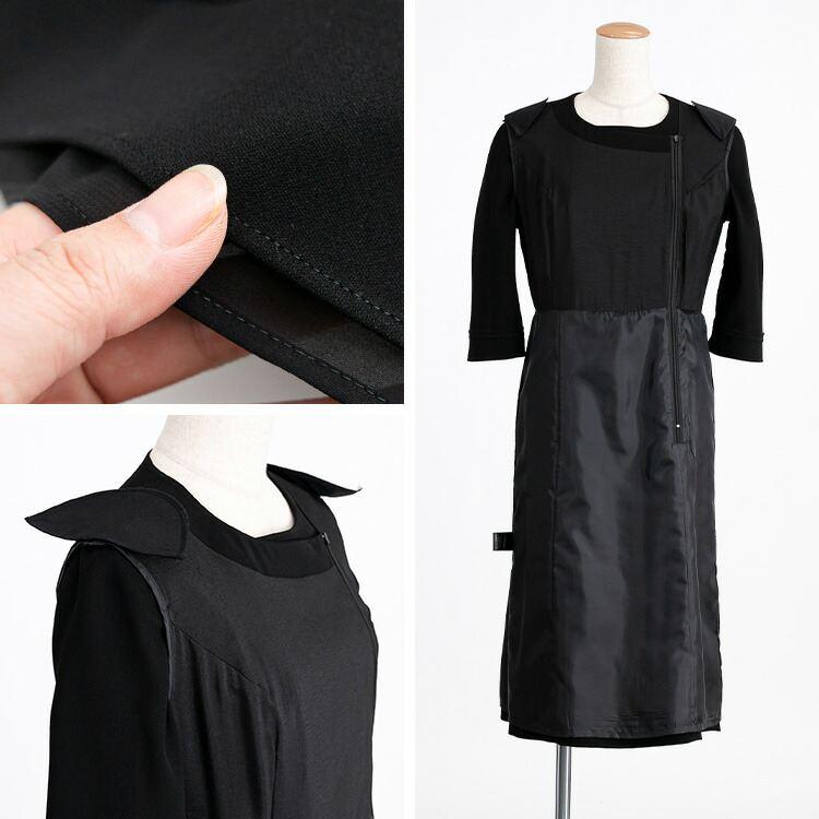 【即出】【送料無料】 楽なのに綺麗見え礼服2点ワンピーススーツ 9-17号 通年 洗える 冠婚葬祭 喪服 葬式 卒業式 お宮参り 授乳 |  | 15