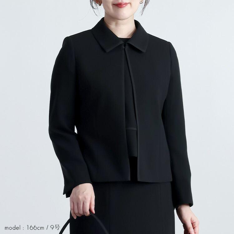 【即出】【送料無料】 美麗ブラックフォーマル3点スーツ 9-17号 洗える 黒 通年 レディース フォーマル スーツ ブラックフォーマル スカート 礼服 喪服 |  | 11