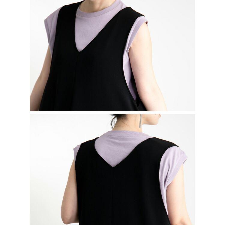 【送料無料/日本製】 きれいめジャンパースカート 洗える レディース トップス ワンピース ジャンスカ ストレッチ 体型カバー 7546 |  | 15