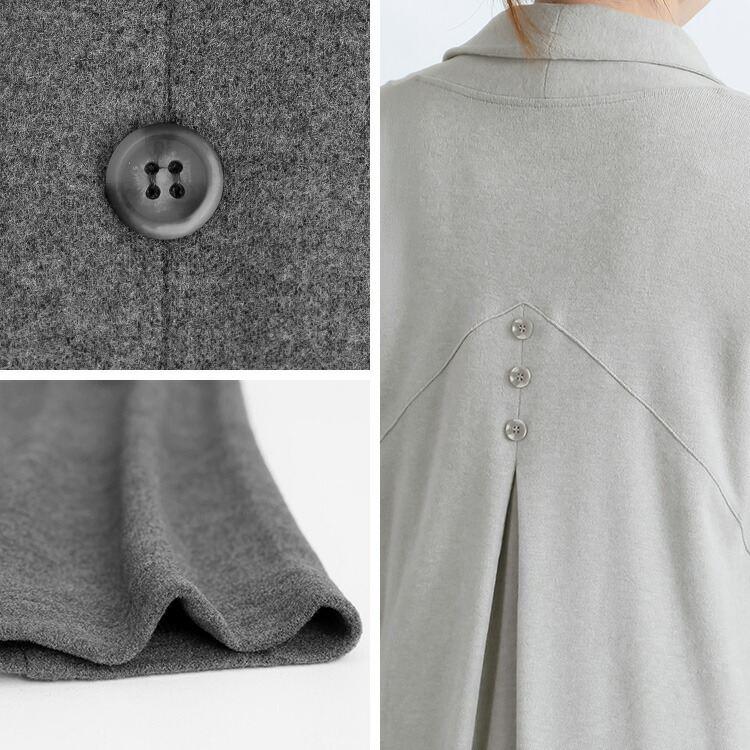 【送料無料/日本生地使用/再入荷】 発熱カーディガン 6色 M L 洗える 長袖 暖かい レディース トップス カーディガン カットソー ロング丈 大人 トッパー 東レ |  | 15