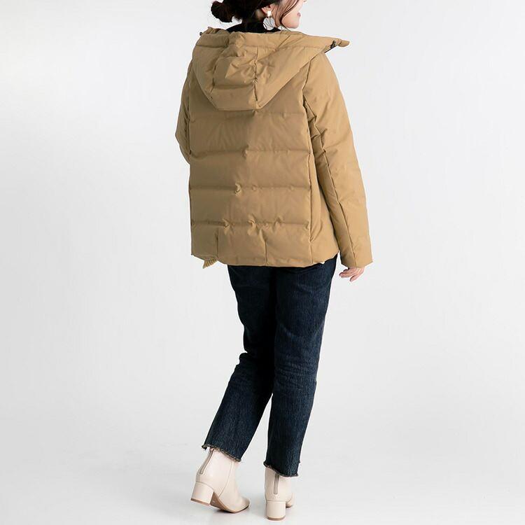 【送料無料/再入荷】 シームレスダウンコート 4色 M L 長袖 レディース アウター ジャケット コート ブルゾン ミリタリー ダウンジャケット ダウンコート |  | 09