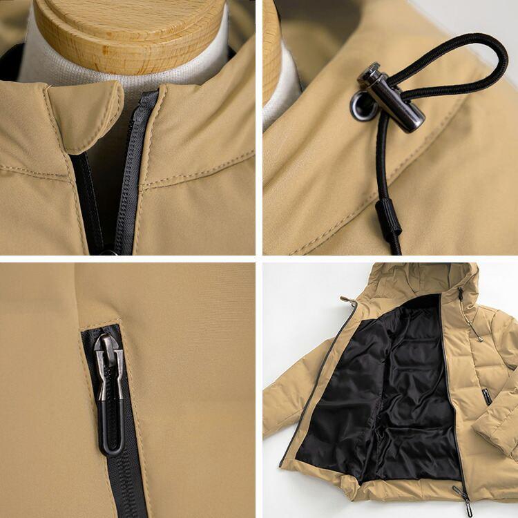 【送料無料/再入荷】 シームレスダウンコート 4色 M L 長袖 レディース アウター ジャケット コート ブルゾン ミリタリー ダウンジャケット |  | 16