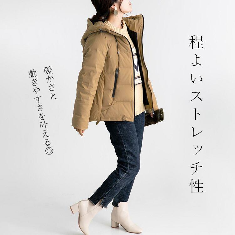 【送料無料/再入荷】 シームレスダウンコート 4色 M L 長袖 レディース アウター ジャケット コート ブルゾン ミリタリー ダウンジャケット ダウンコート |  | 04