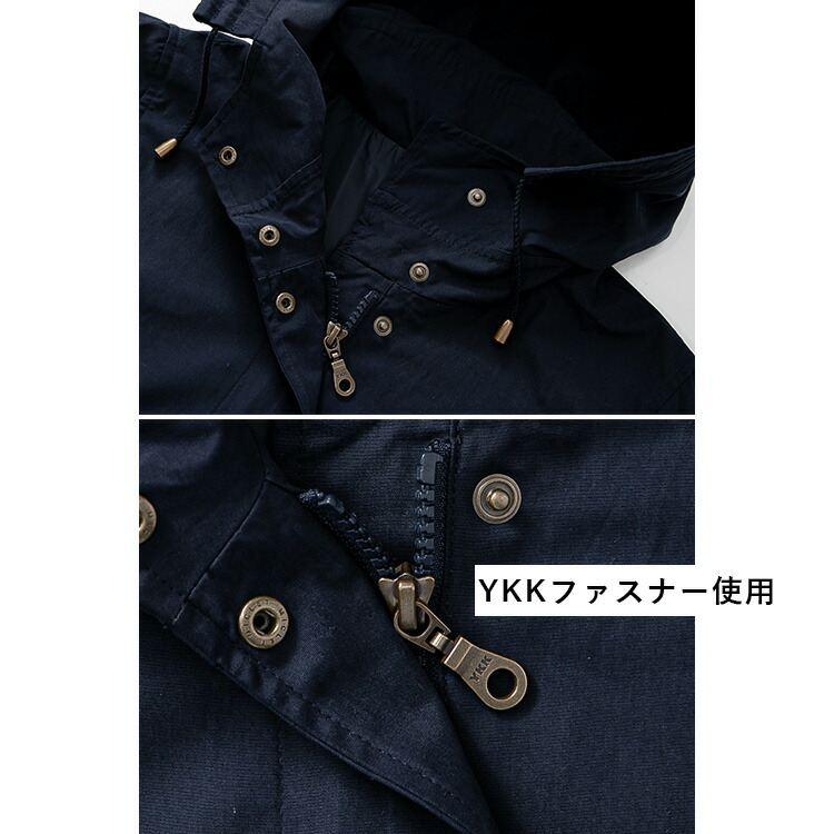 【カーキMがラスト数枚のみ】【送料無料】 ピーチスキンブルゾン 洗える 長袖 裏地付 フード レディース アウター コート ジャケット モッズコート |  | 15