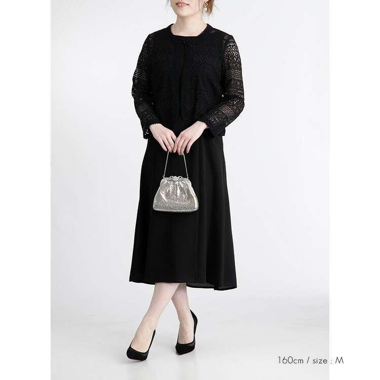 【送料無料】 総レースボレロワンピース2点スーツ 通年 2色 11号-15号 レディース スーツ ドレス フォーマル ママ スーツ ロングワンピ 入学式 卒業式 |  | 09