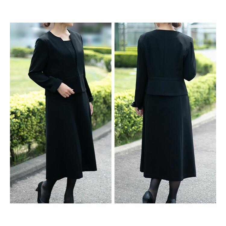 【送料無料/再入荷】 脱着が超ラク 前開き式 礼服 ワンピース 洗える 通年 9-15号 喪服 礼服 卒業式 冠婚葬祭 葬儀 レディース ブラック フォーマル ワンピース |  | 10
