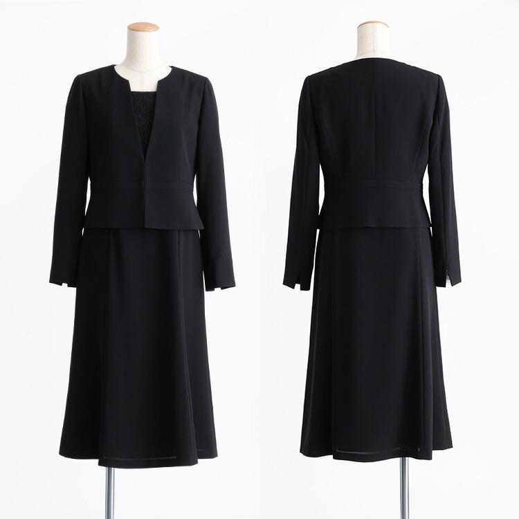 【送料無料/再入荷】 脱着が超ラク 前開き式 礼服 ワンピース 洗える 通年 9-15号 喪服 礼服 卒業式 冠婚葬祭 葬儀 レディース ブラック フォーマル ワンピース |  | 17