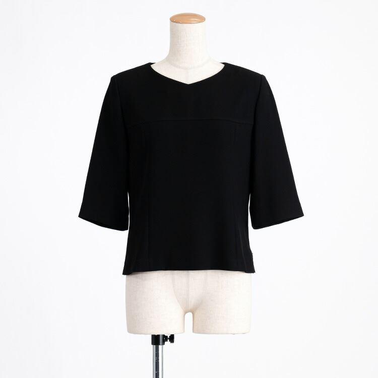 【送料無料/再入荷】 洗えるブラックフォーマル3点スーツ 通年 黒 9-17号 喪服 礼服 葬式 卒業式 レディース ブラックフォーマル スーツ パンツスーツ |  | 12