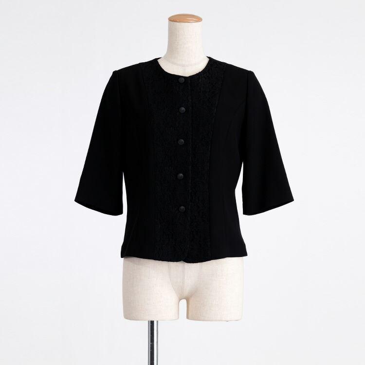 【送料無料/即日出/再入荷】 洗えるブラックフォーマル3点スーツ 通年 9-17号 レディース 喪服 礼服 葬式 卒業式 ブラックフォーマル スーツ 9725 |  | 13