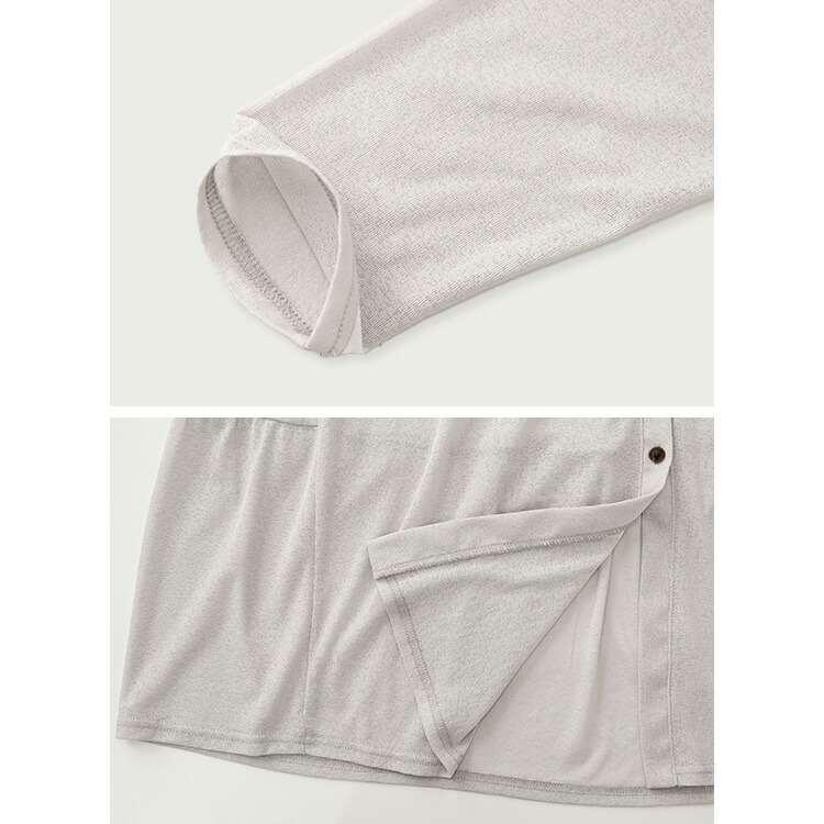 【送料無料/再入荷】 サラサラした肌触りのVネックカーディガン 5色 洗える トップス カーディガン レディース アウター きれいめ ロング |  | 16