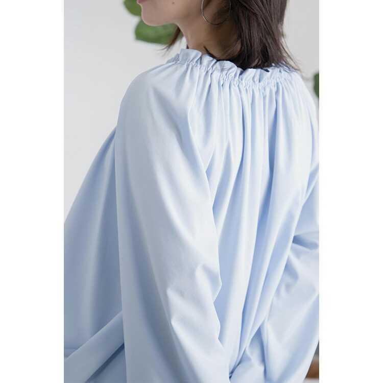 【送料無料】 袖コンシャスチュニック 3色 M L 洗える 春秋冬 レディース トップス チュニック きれいめ フェミニン とろみ ドレープ Aライン 上品 8279 |  | 02