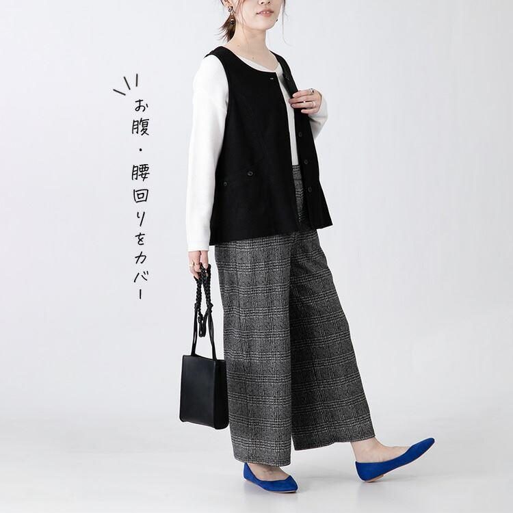 【送料無料】 微起毛ツイルベスト 5色 洗える 秋 冬 レディース トップス ベスト ツイル 微起毛 高見え 重ね着 レイヤード 体型カバー 着痩せ ポケット付き 8053 |  | 12