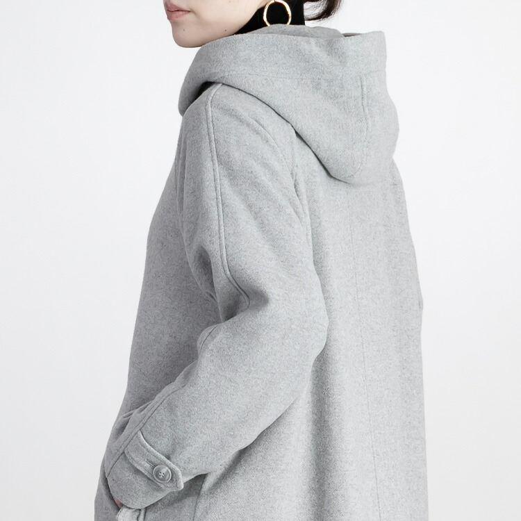 【キャメルがラスト6着のみ】【送料無料】【イタリア生地】 イタリアウールコート M-LL 長袖 レディース アウター コート ロング丈 フード付き ウール 裏地付き |  | 06