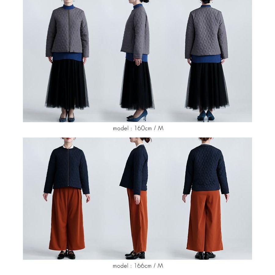 【登場】【送料無料/再入荷】 星柄キルトの中綿ジャケット 4色 M L 長袖 中綿 レディース アウター ジャケット コート ブルゾン 中わた 星柄 キルティング |  | 17