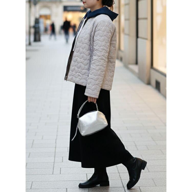 【登場】【送料無料/再入荷】 星柄キルトの中綿ジャケット 4色 M L 長袖 中綿 レディース アウター ジャケット コート ブルゾン 中わた 星柄 キルティング |  | 08